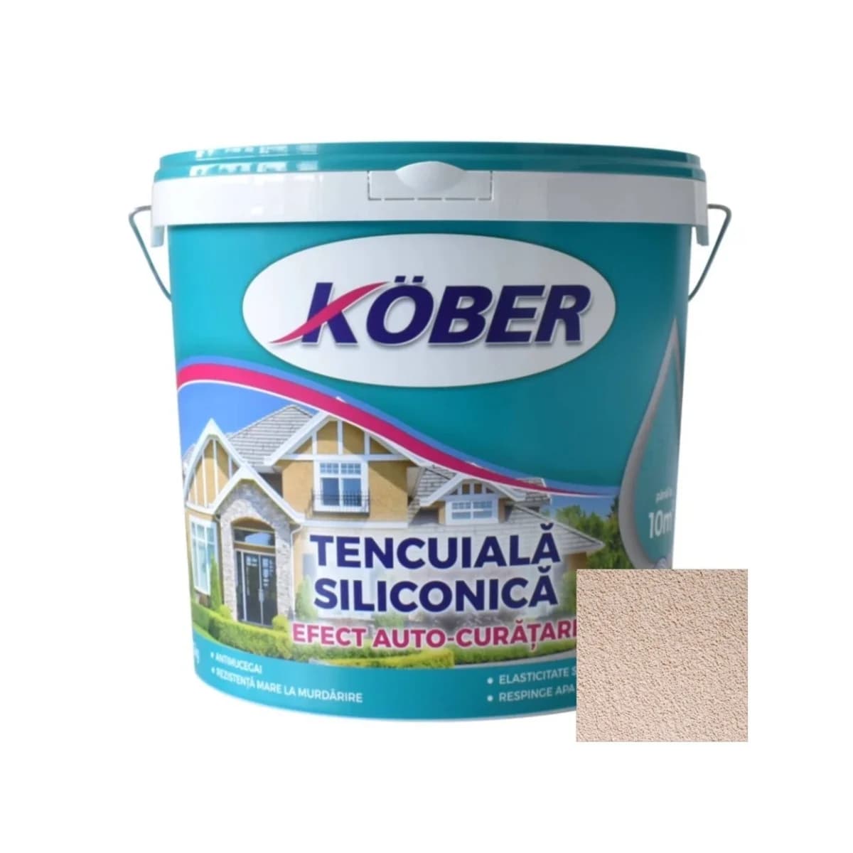 Kober Tencuială Decorativă Siliconică — Bob de Orez