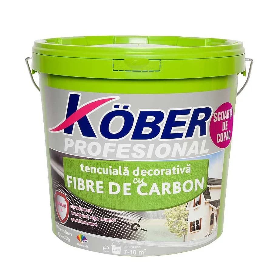 Kober Tencuială Decorativă cu Fibră de Carbon